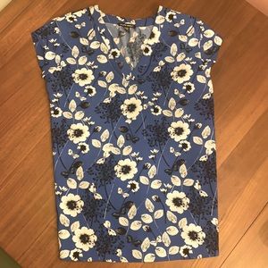 V Neck Floral Shirt